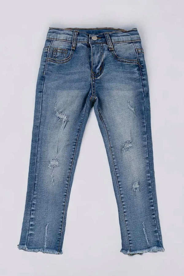 Youth/Kids distressed skinny jeans
