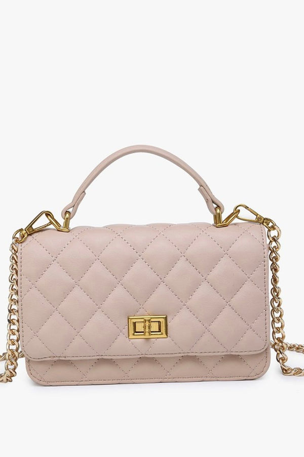 Kristi Quilted Chain Crossbody