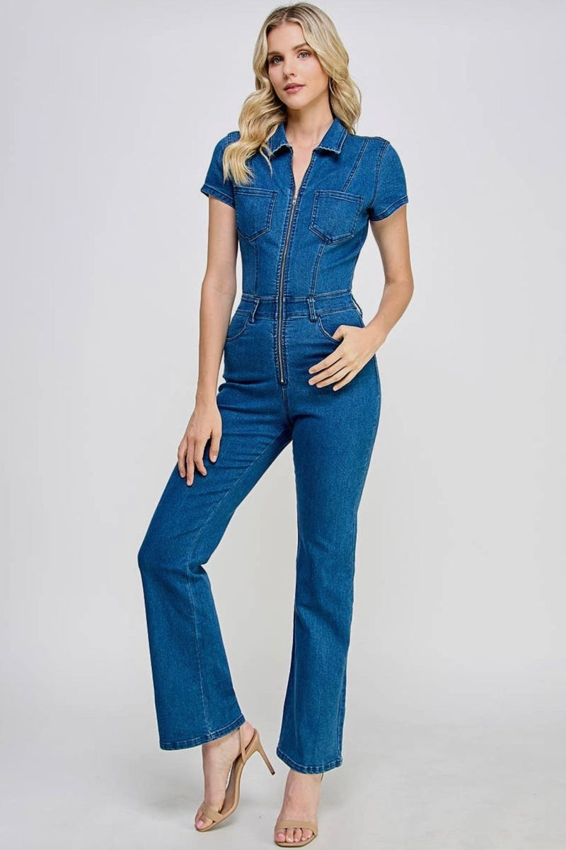 Gilliana Denim Jumpsuit