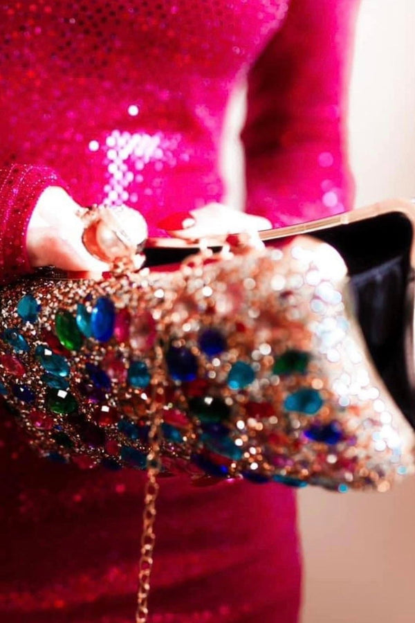 Showstopper Bejewled Clutch