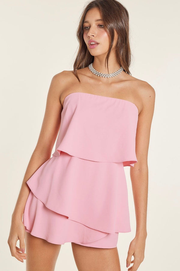 Surely your fave Strapless Romper