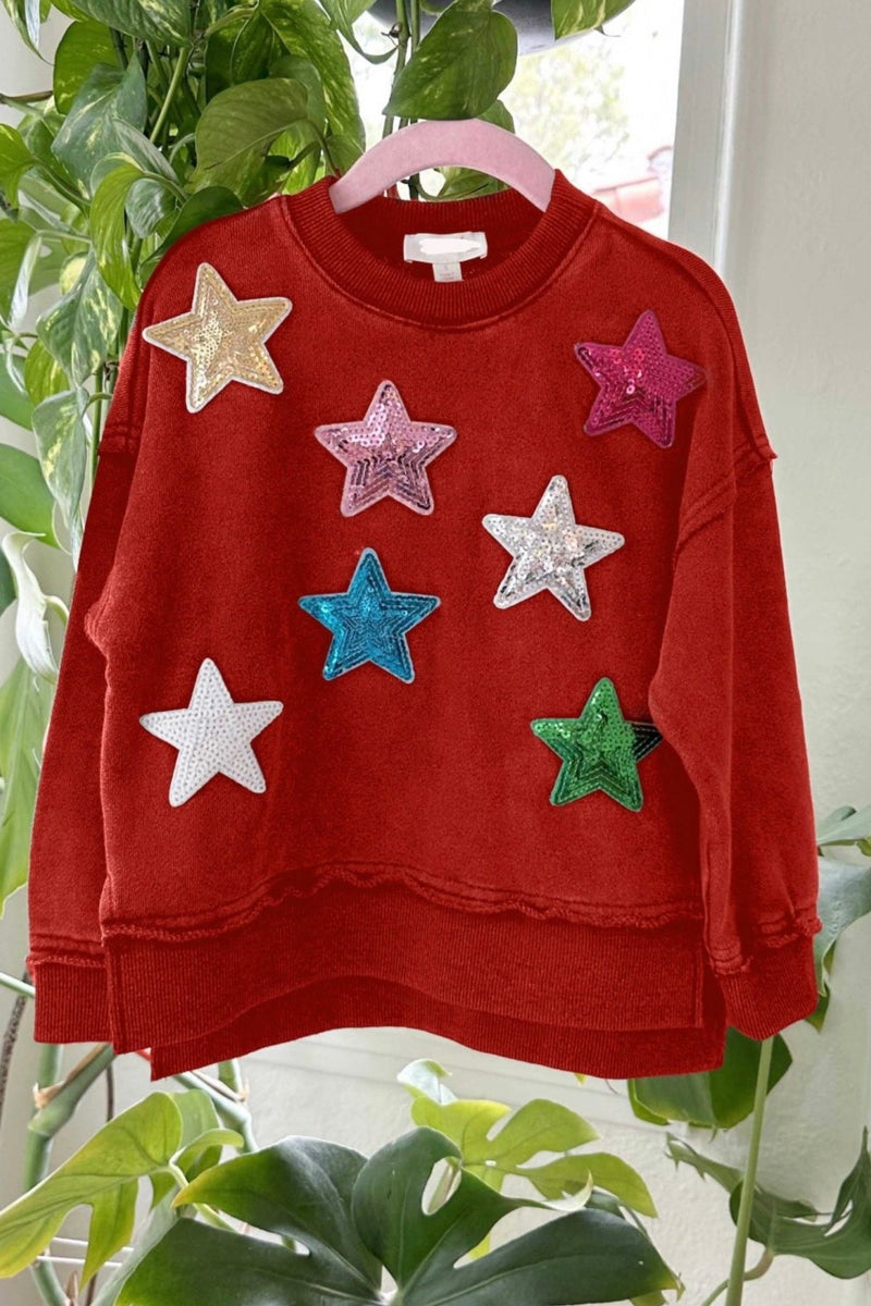Youth/Kids Vintage Star Patch Pullover