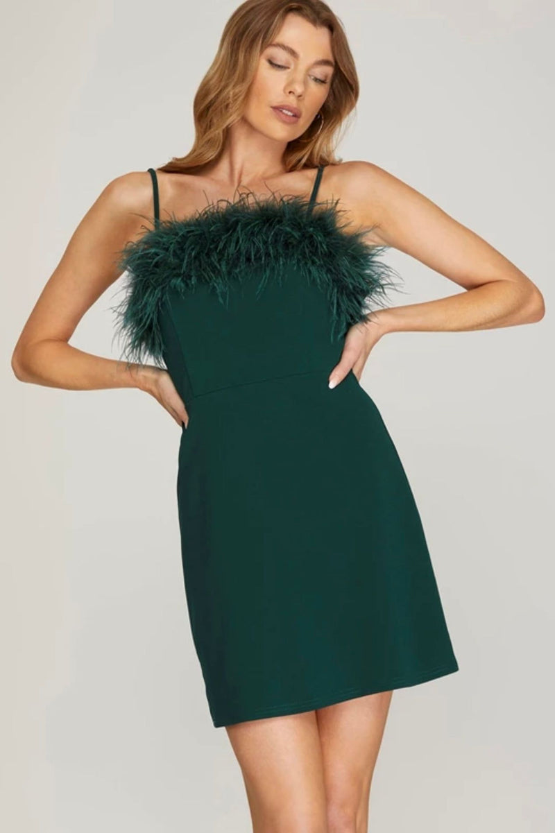 Finley Feather Dress
