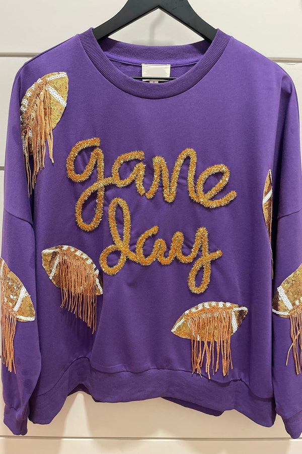 Fringed Football Top