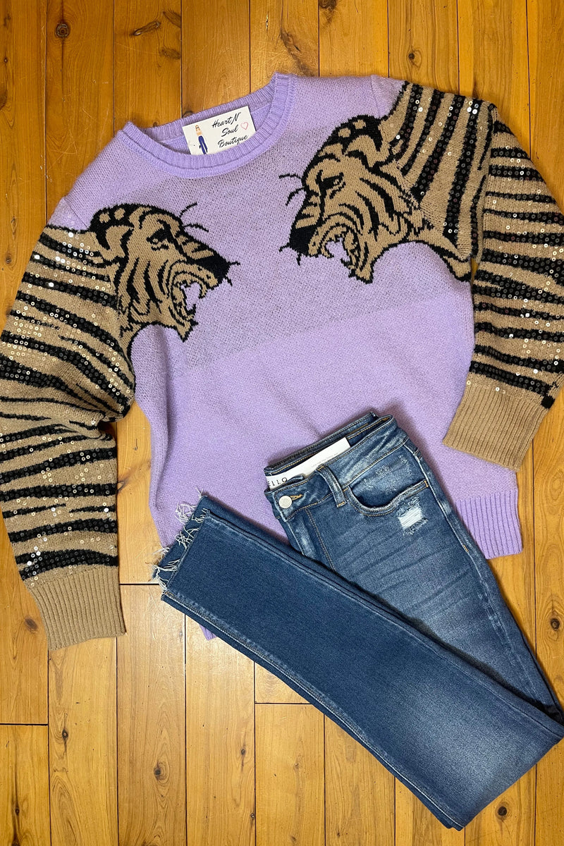 Growling Tiger Sweater