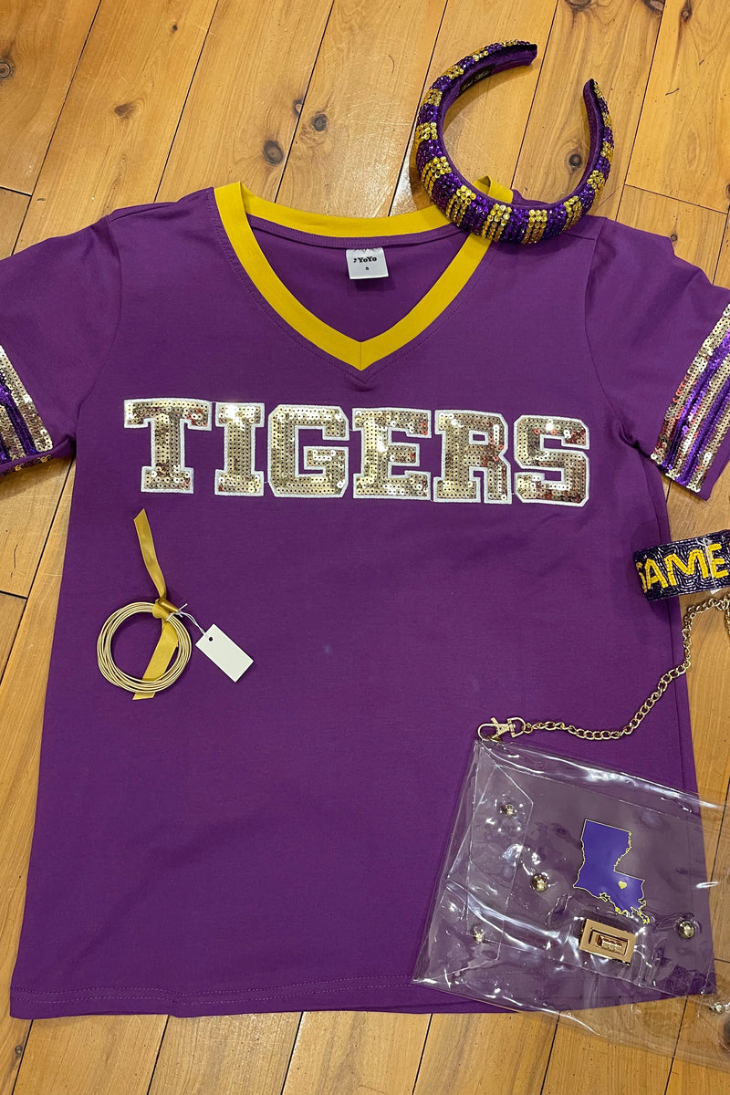 Gameday sequin top