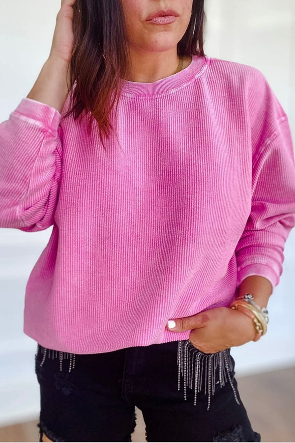 Vintage Corded Crew Top