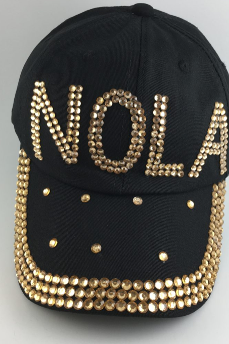 Rhinestone NOLA Hat