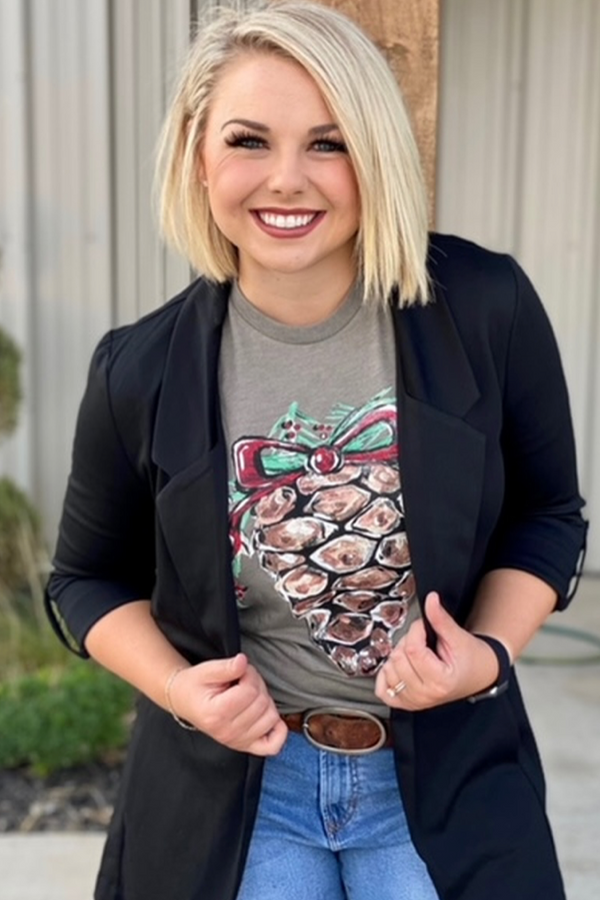 Pinecone graphic tee