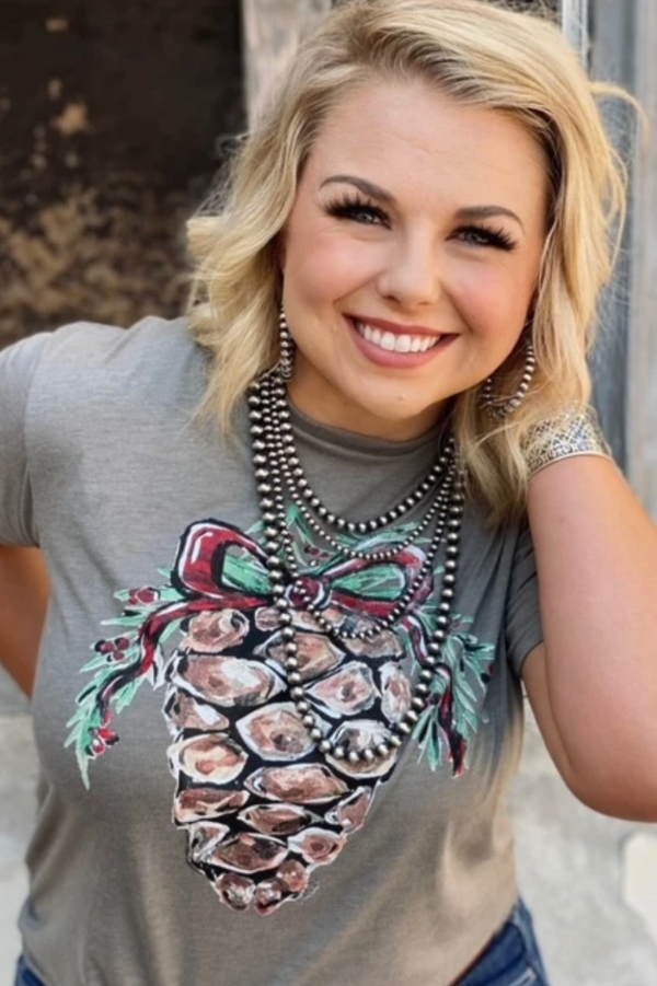 Pinecone graphic tee