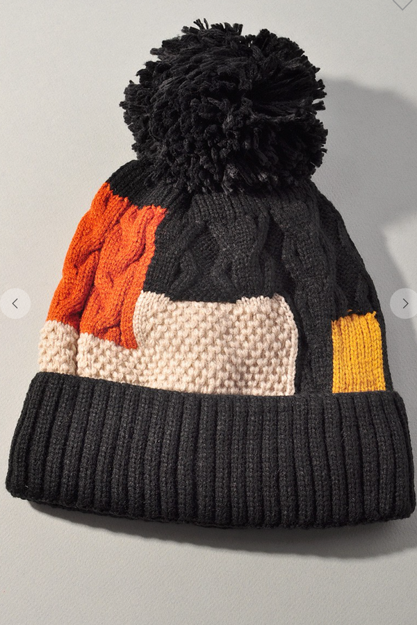 Patch Fleece Beanie