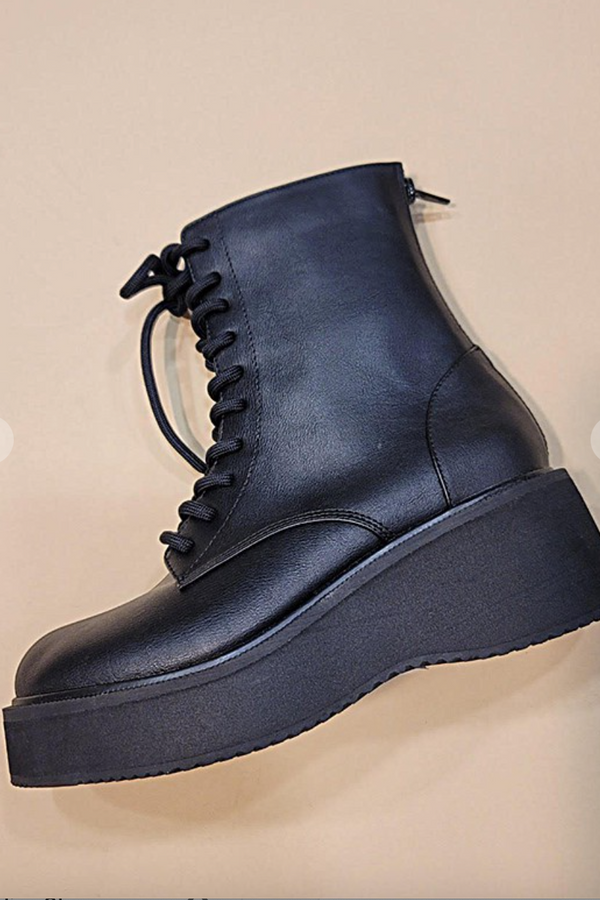 High Top Combat Boot