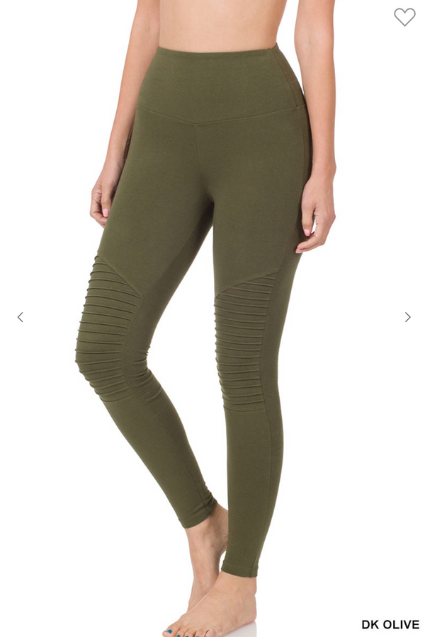 Cotton Moto Legging