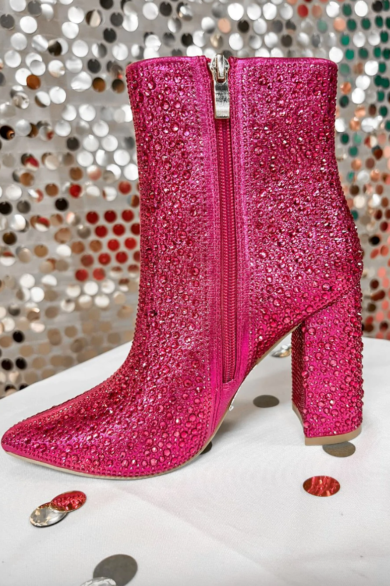Game Changing Rhinestone Booties