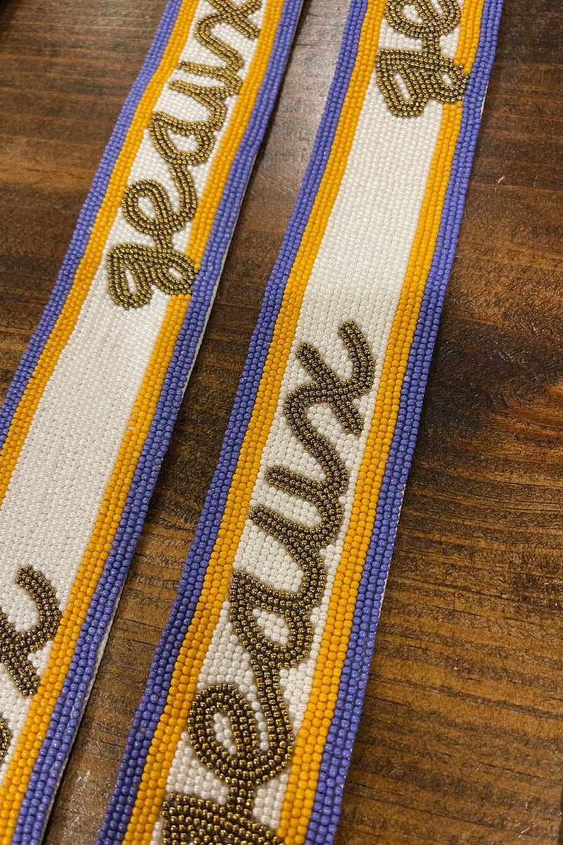 Beaded Spirit Guitar Strap