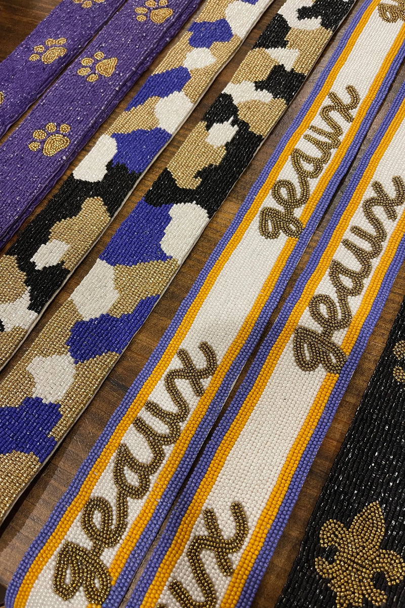 Beaded Spirit Guitar Strap