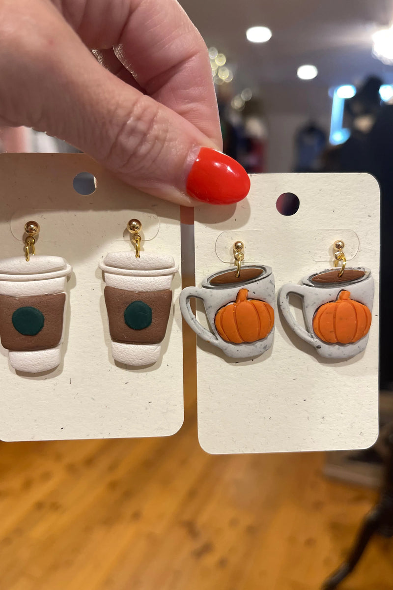 Fall Coffee Inspired earrings