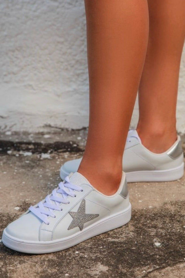Rhinestone Star Sneaker