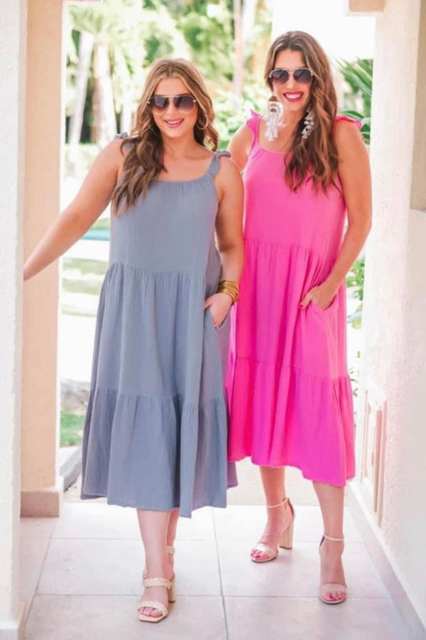 Jovie Gauze maxi dress