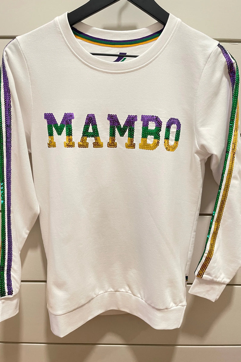 Mambo Long Sleeve sequin top