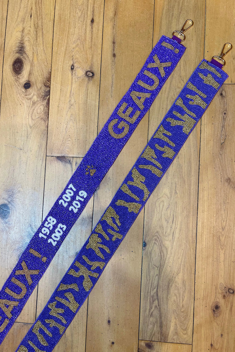 Beaded Spirit Guitar Strap