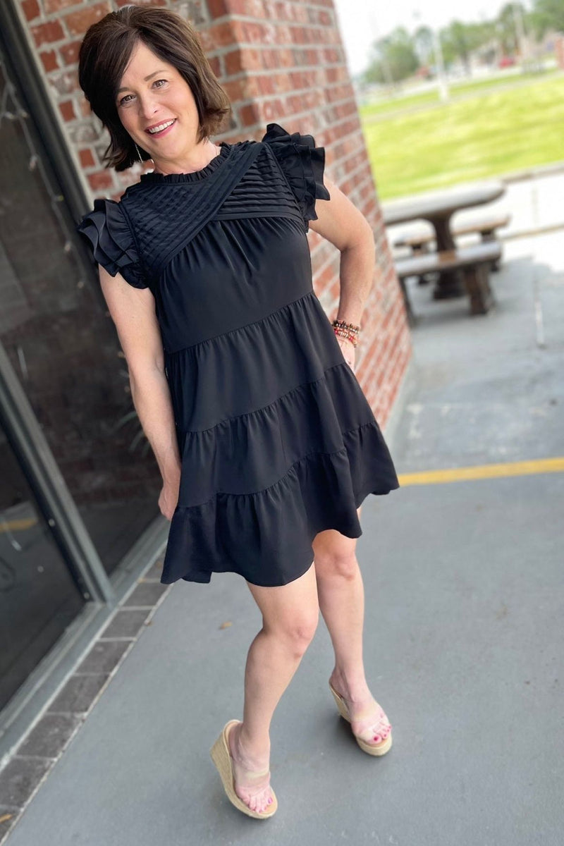 Rose Tiered dress
