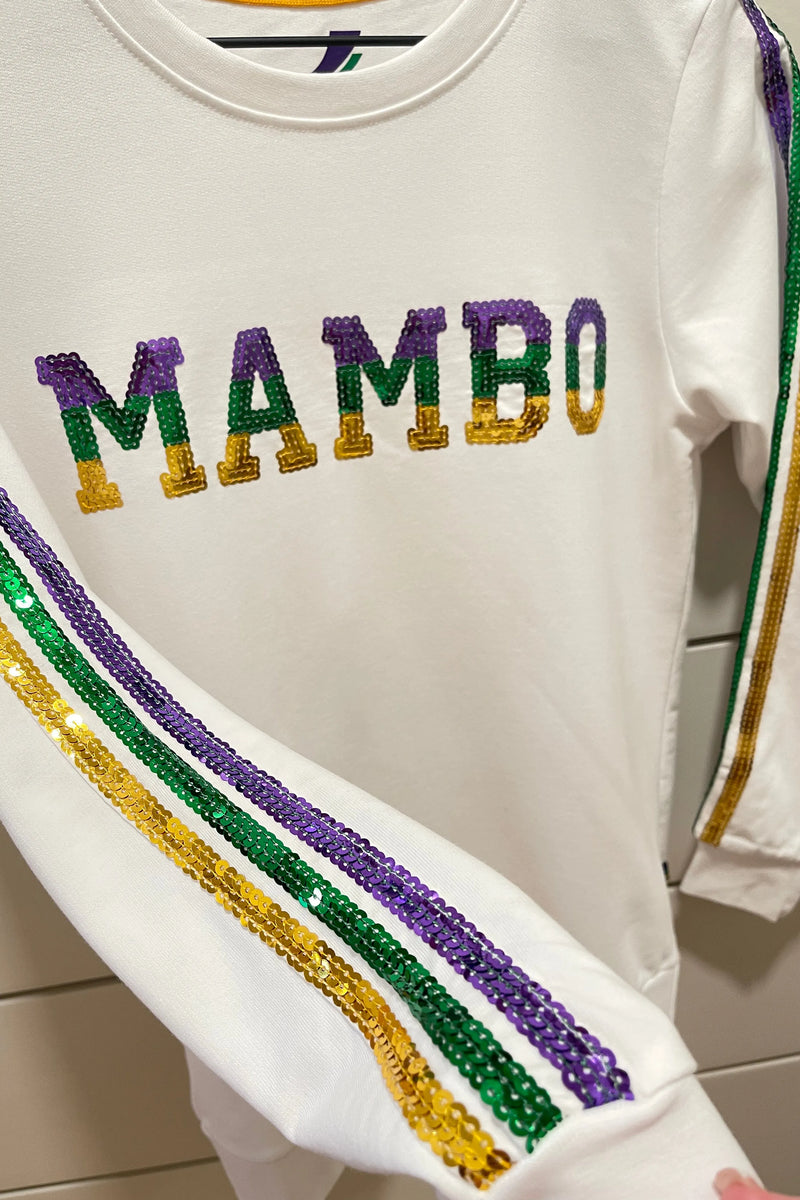 Mambo Long Sleeve sequin top