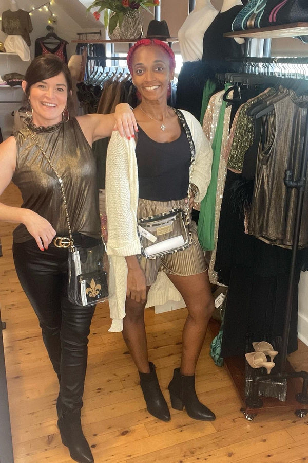 Teena metallic blouse