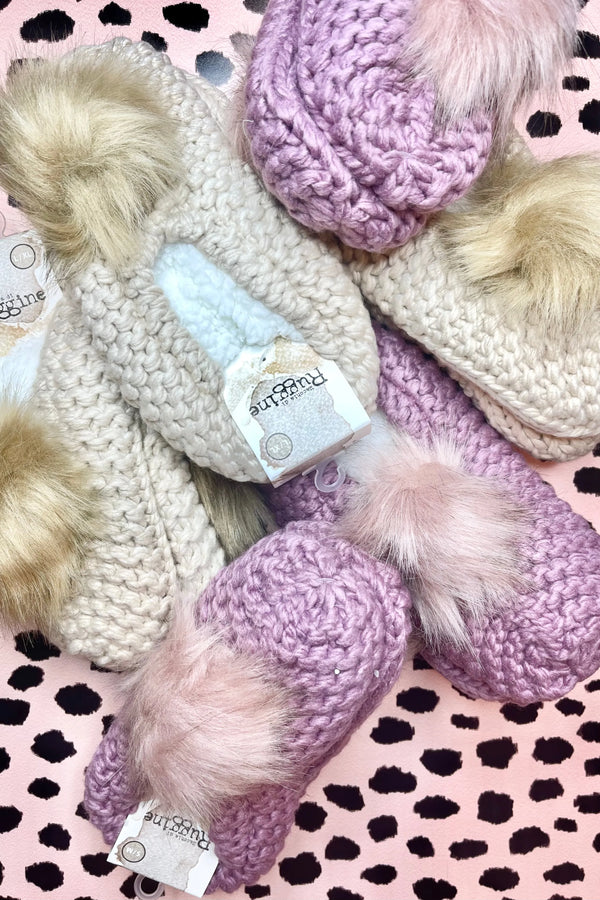 Nelli Knit Pom Slipper