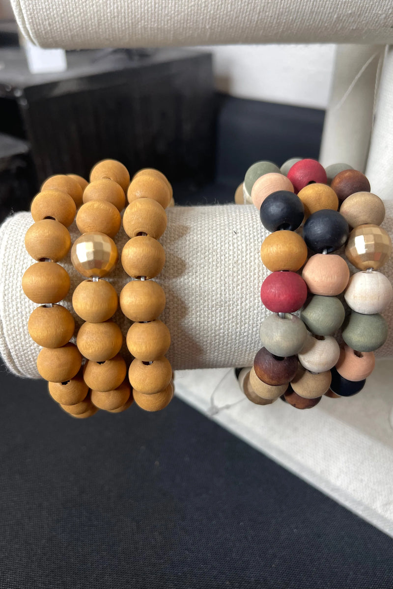 Wooden Stack Bracelet