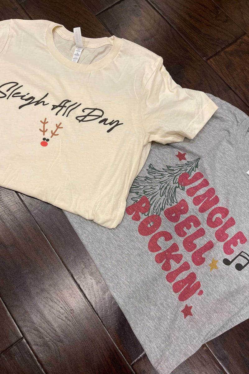 Sleigh Christmas Tee
