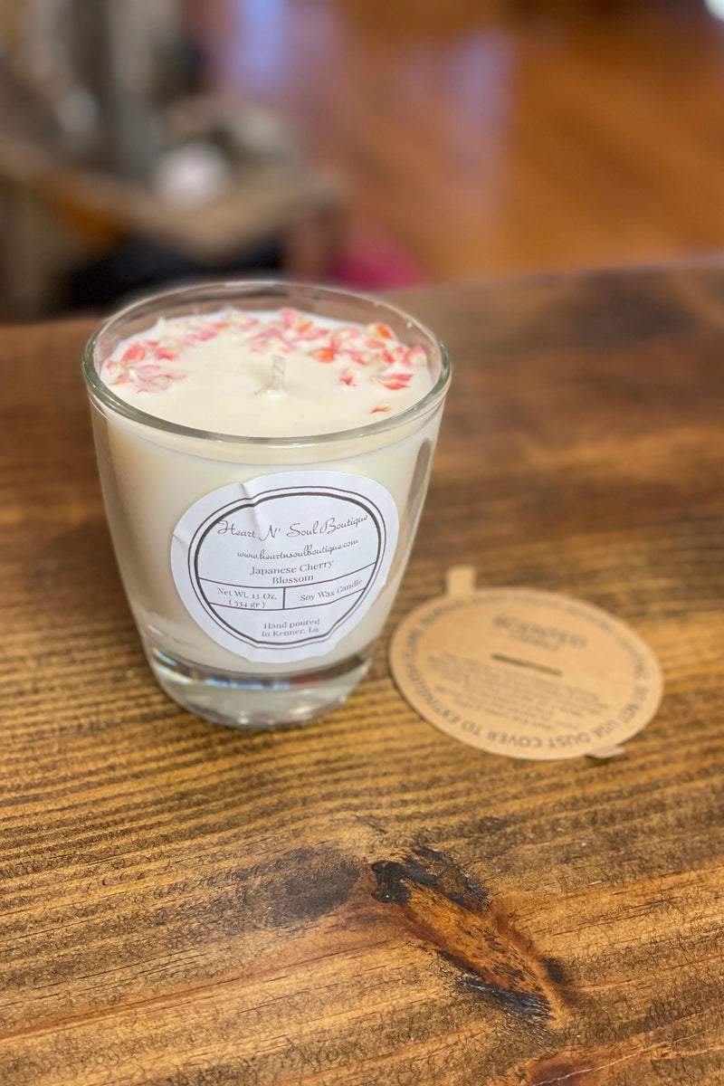 Floral Jar Soy Candle