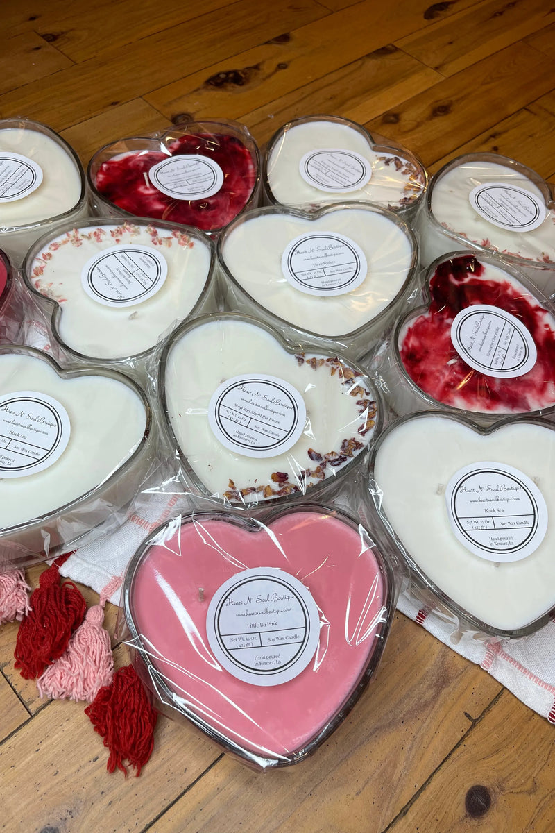 Soul In Love Heart Candle Collection