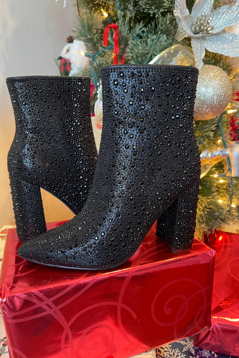 Game Changing Rhinestone Booties