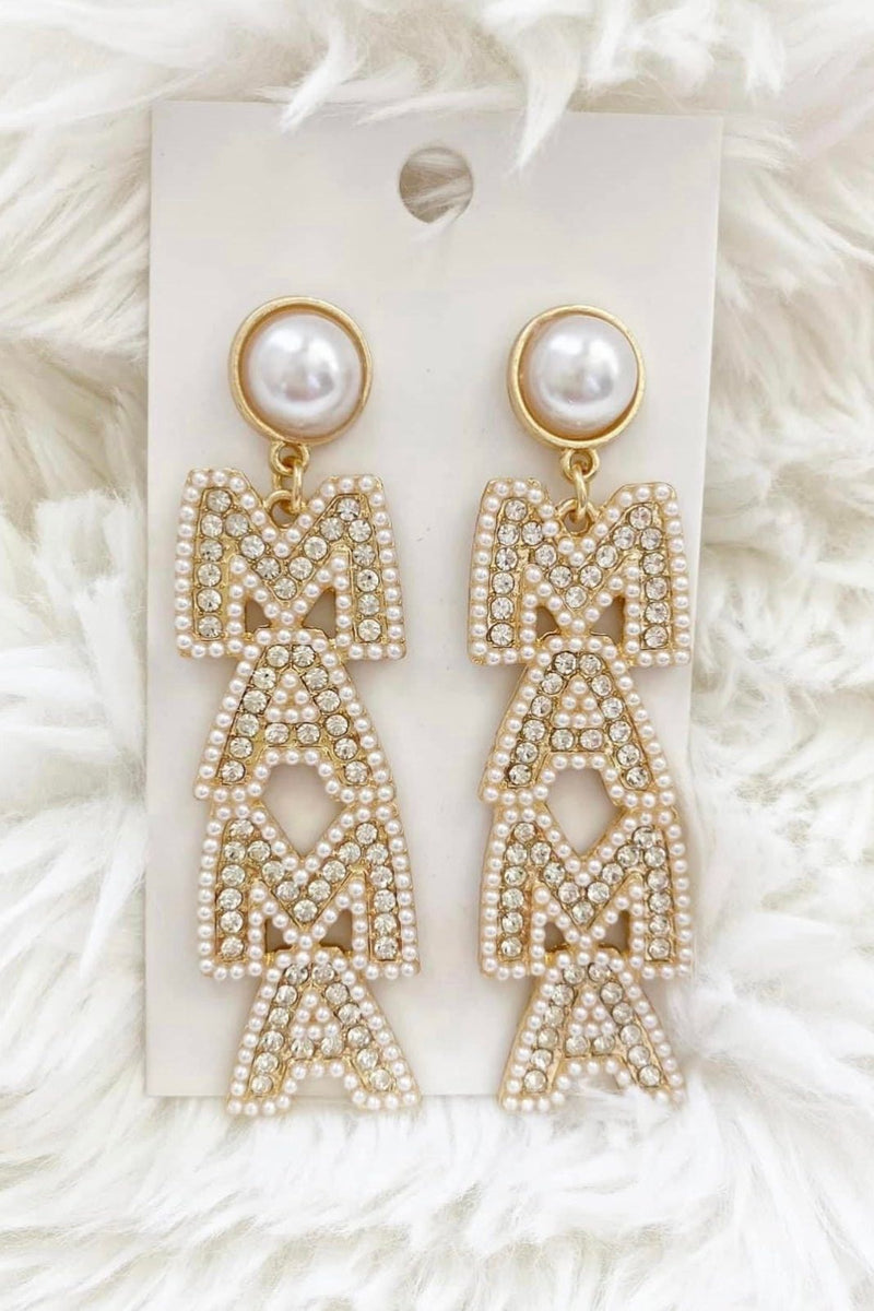 Mama Pearl Earrings