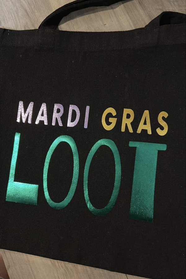Mardi Gras Canvas Bag