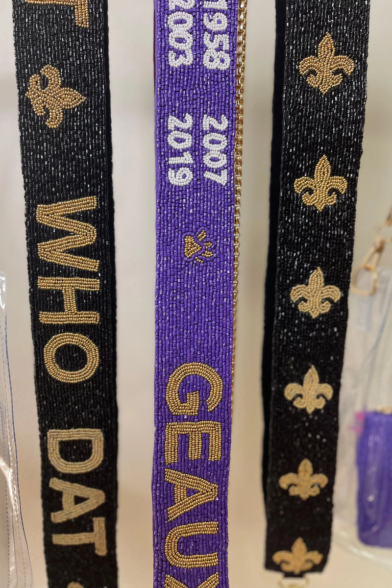 Beaded Spirit Guitar Strap