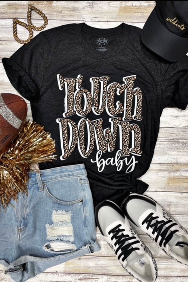 Touchdown Baby Leopard Tee